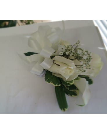 White Rose Corsage